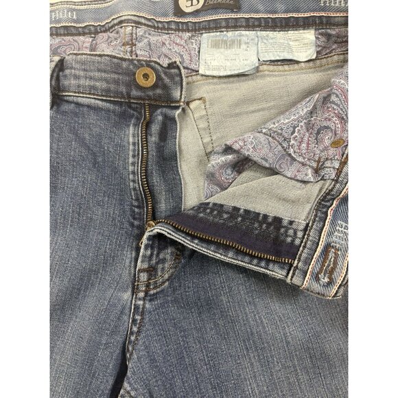 HILTL 36x 30 Straight Medium Wash Relax Fit Denim Blue Jeans - Picture 5 of 8